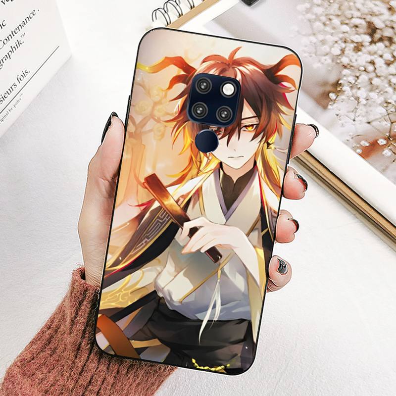Genshin Impact God of Contracts Phone Case for Huawei Mate 20 10 9 40 30 Lite Pro X Nova 2 3i 7se