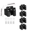 4Pcs Wall Mounted Mop Storage Clips Rack Hanging Brush Broom Hanger  Shelf Accessories