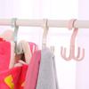 Storage Hook 360 Degree Tie Holder 4 Hook Rotating Four-claw Hook Multifunction Plastic Hanger