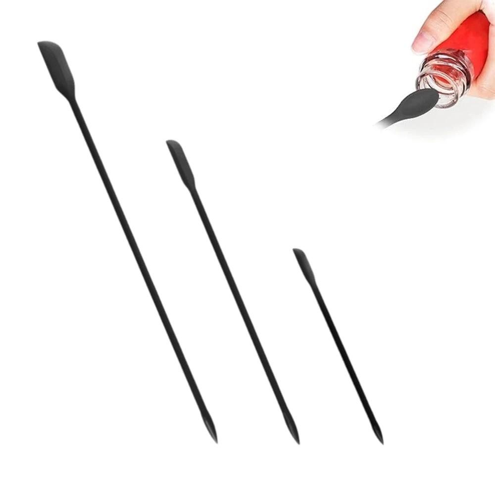 3Pcs/Set Heat Resistant Silicone Spatula Tool Multiple Sizes Mini Scraper Tool Cooking Baking
