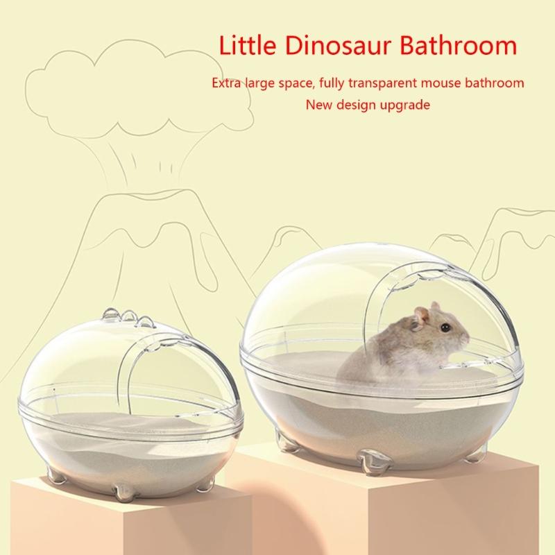 Контейнер для купания с песком для хомяков, пластиковая прозрачная коробка для ванной, игрушка для купания, аксессуар для ежей, маленькое животное