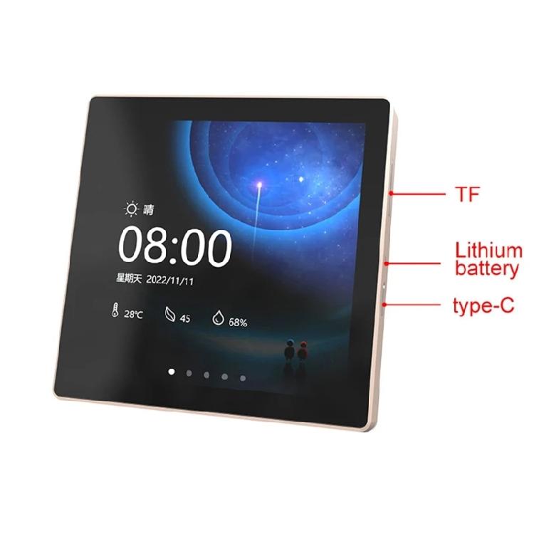 Плата разработки ESP32S3, LVGL, 4-дюймовый дисплей 480x480, Wi-Fi, Bluetooth-совместимая, LCD, емкостный сенсорный
