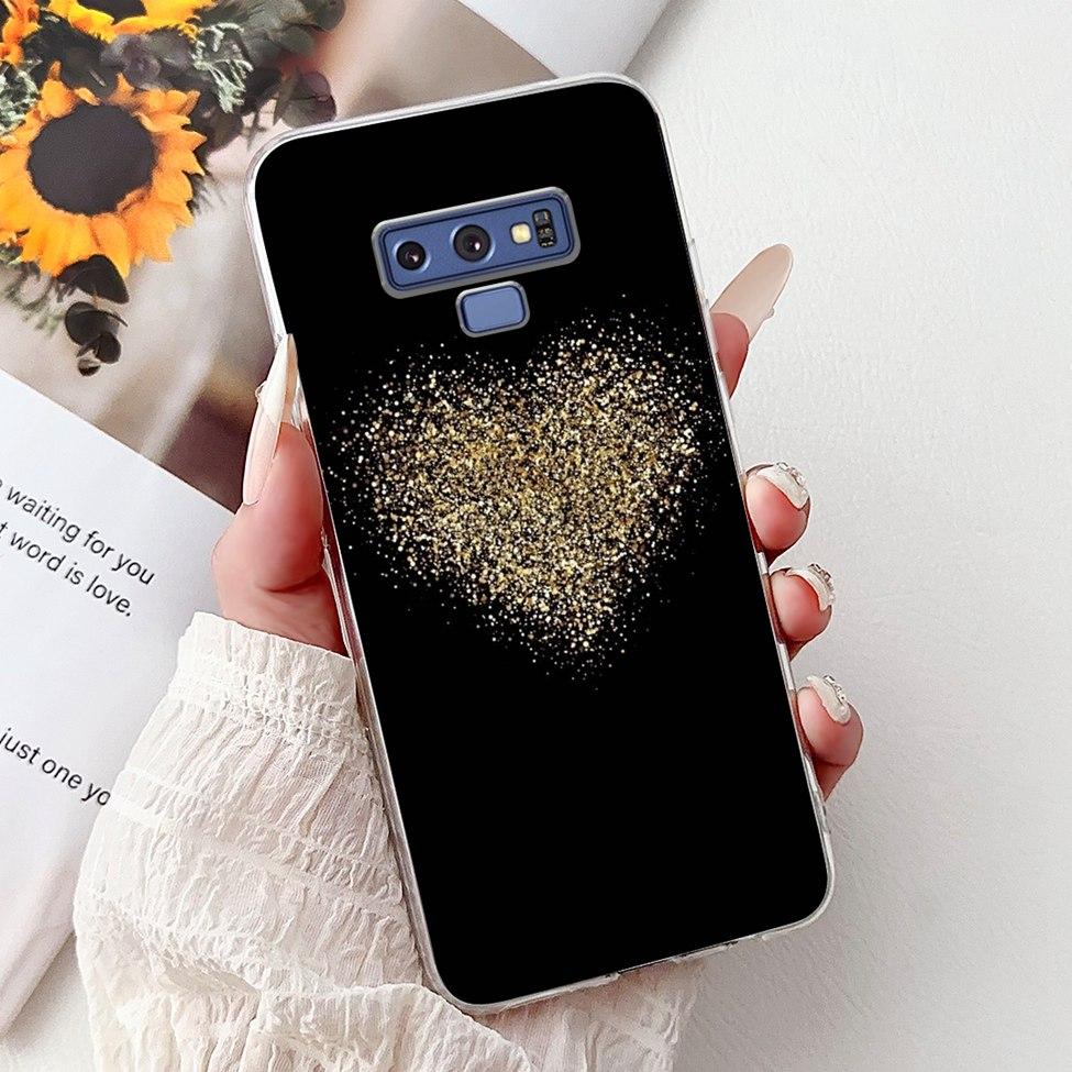 Прозрачный чехол для Samsung Note9 Милый Кот Модный Роскошный Расписной Мягкий Чехол для Телефона для Samsung Galaxy Note 9 Case SM-N9600 SM-N960F