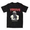 Повседневные футболки Kanye West Yeezus для мужчин и женщин, хлопковые, хип-хоп, рэп, одежда с принтами - Мужская летняя хлопковая футболка с графическим рисунком