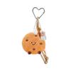 Cute Miu Style Cartoon Bread Plush Doll Keychain Ornament
