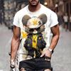 Spring Men's Shirt Short Sleeved Fashion Daily Casual 3D Sports T-shirt