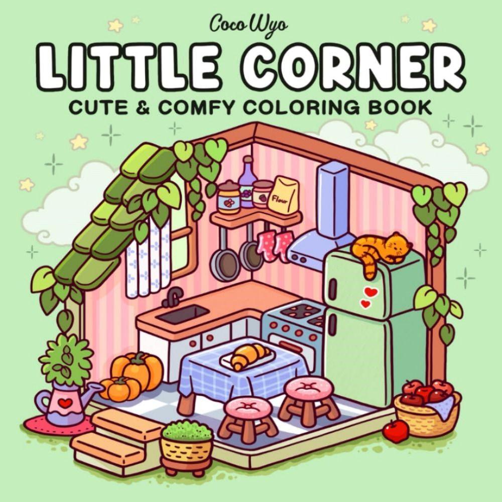 Relax Watercolor Painting Book DIY Filling Color Book Drawing Doodle Book For Adults and Teens