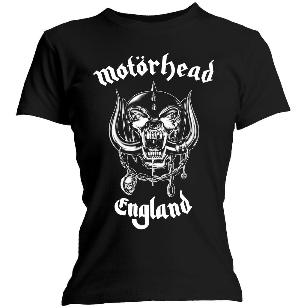 Motorhead Womens/Ladies England T-Shirt