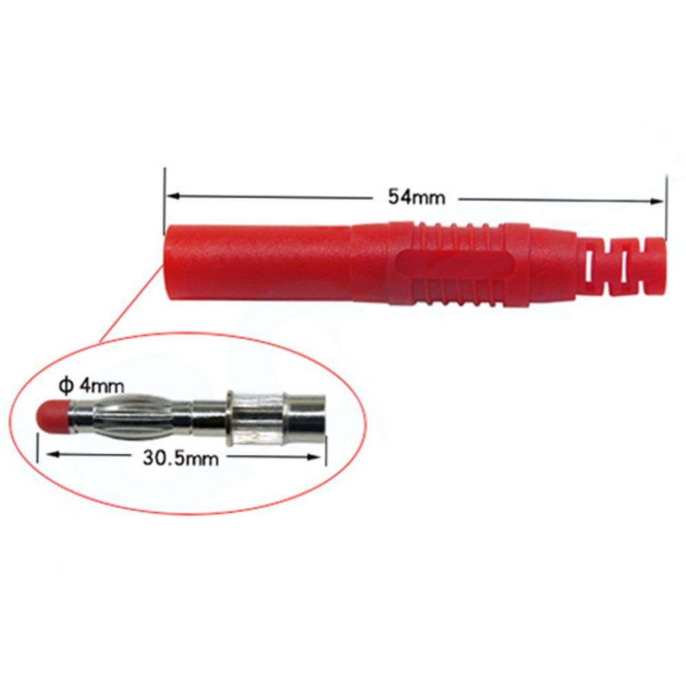 5pcs Stackable Banana Socket 4mm Plug Banana Jack Durable Banana Plug  For Instrumentation