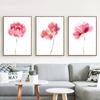 Vintage Minimalist Pink Orchid Flowers Poster Prints Living Room Wall Art Picture Canvas Painting Home Decor No Frame