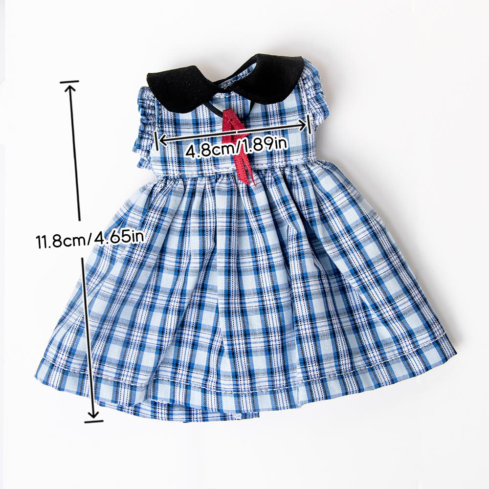 Одежда для кукол Blyth Платье BJD Школьная форма Клетчатое платье Kawaii JK Стиль наряд для OB24 YMY Licca Azone Модные аксессуары для кукол