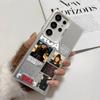 Rapper R-Roa Phone Case For Samsung Galaxy S25 Edge S24 S23 S22 S21 S20 Ultra Funda Silicone Silver Cover