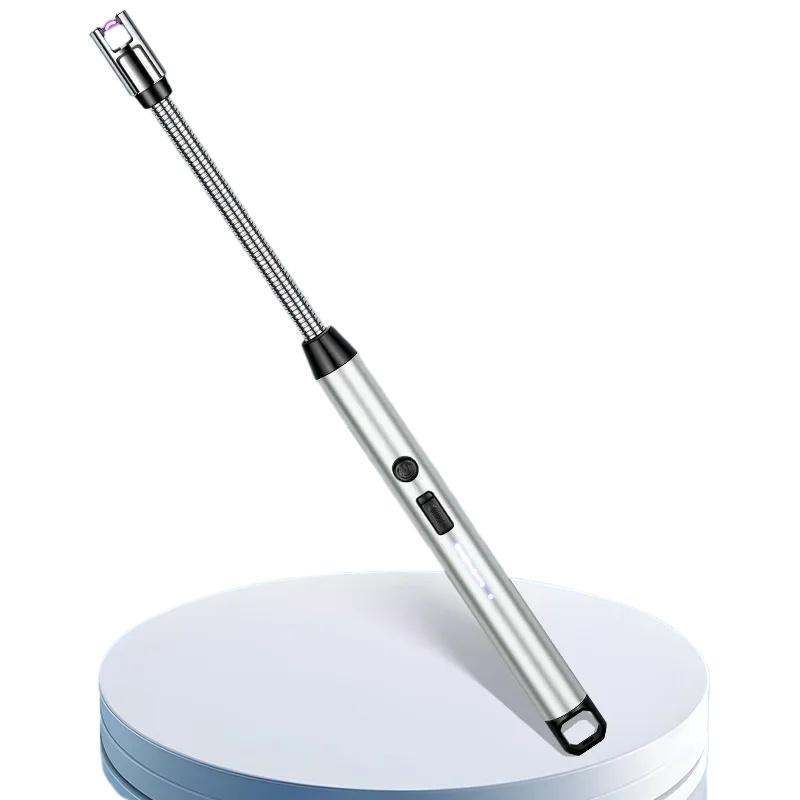 Arc Electric Pulse Lighter Kitchen Gas Stove Fierce Stove Natural Gas Candle Rechargeable Ignition Gun Plasma Smoking Accessorie