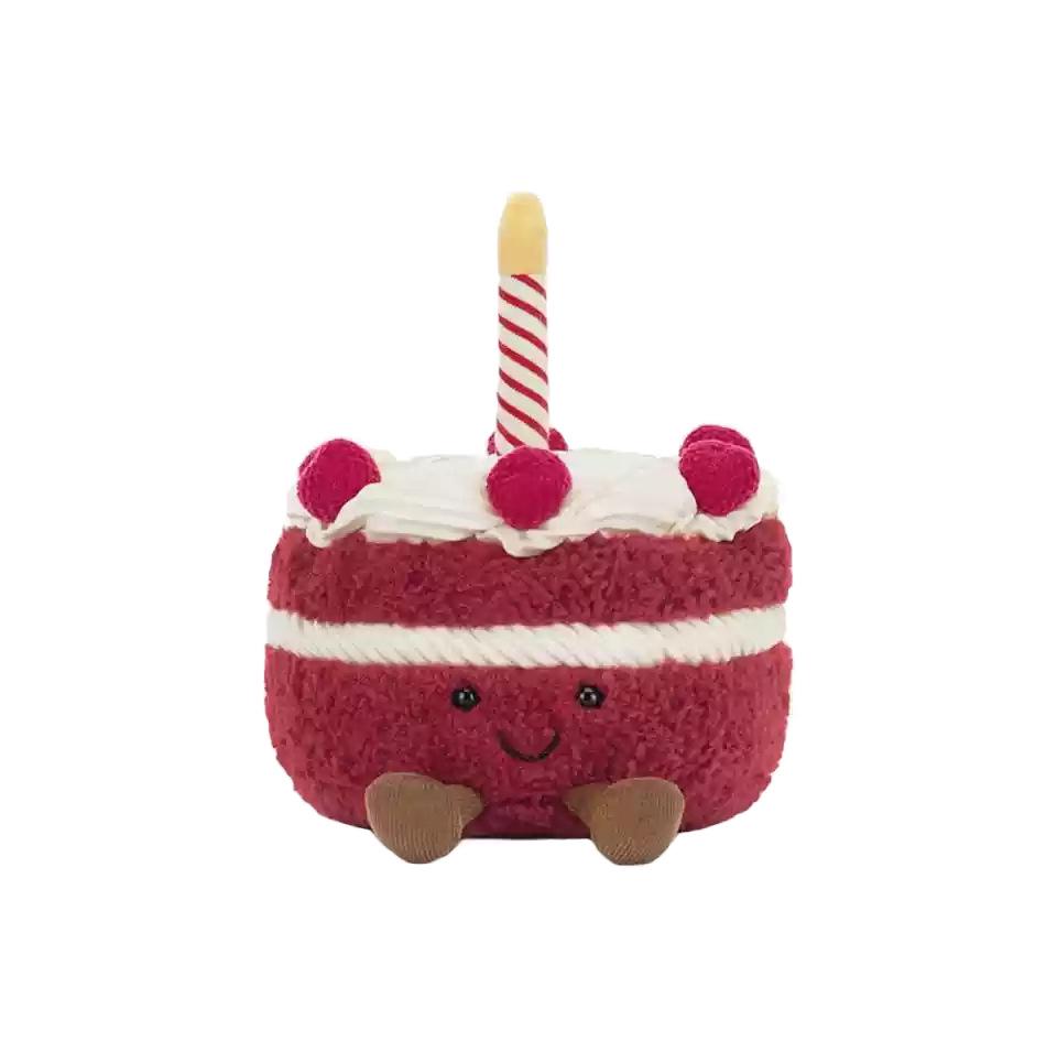 Cartoon Fun Dessert Plush Doll: Red Velvet Cake & Magnolia Latte