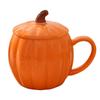 320ml Halloween Pumpkin Mug Dustproof Drink Mug Cute Ceramic Tea Cup  Cafe
