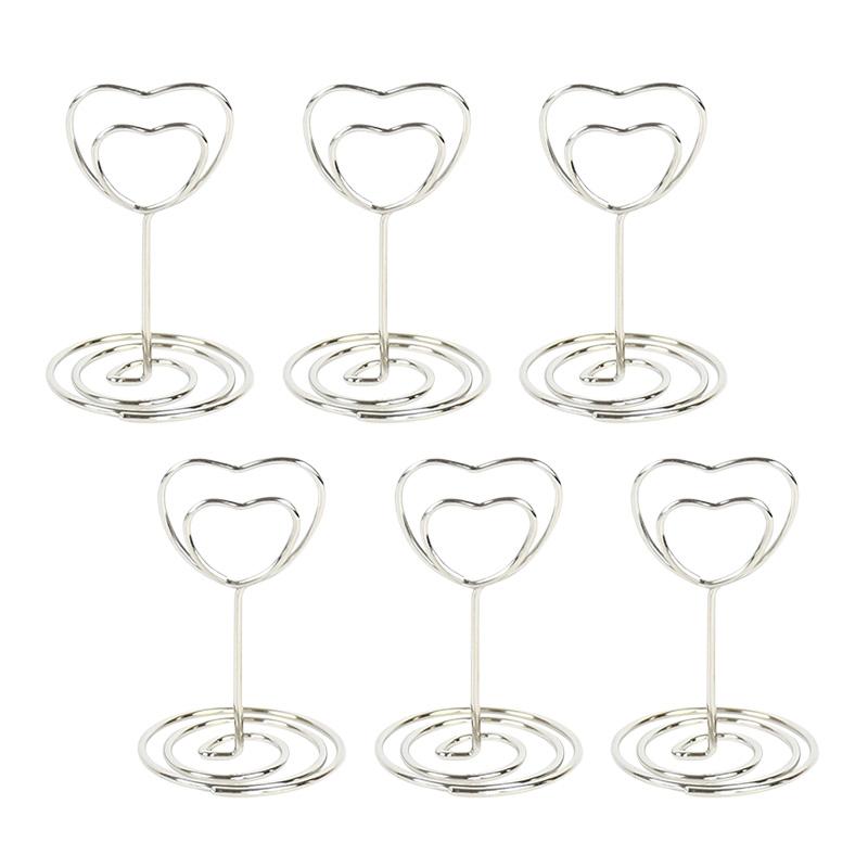 10pcs Metal Place Card Holders Photo Clip Stands Wedding Table Number Name Sign Stand for Wedding Birthday Party Home Decoration