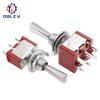 SH T80-T Series Flat Handle 6.35mm Panel Mount Mini Toggle Switch For RC Model Remote Controlller