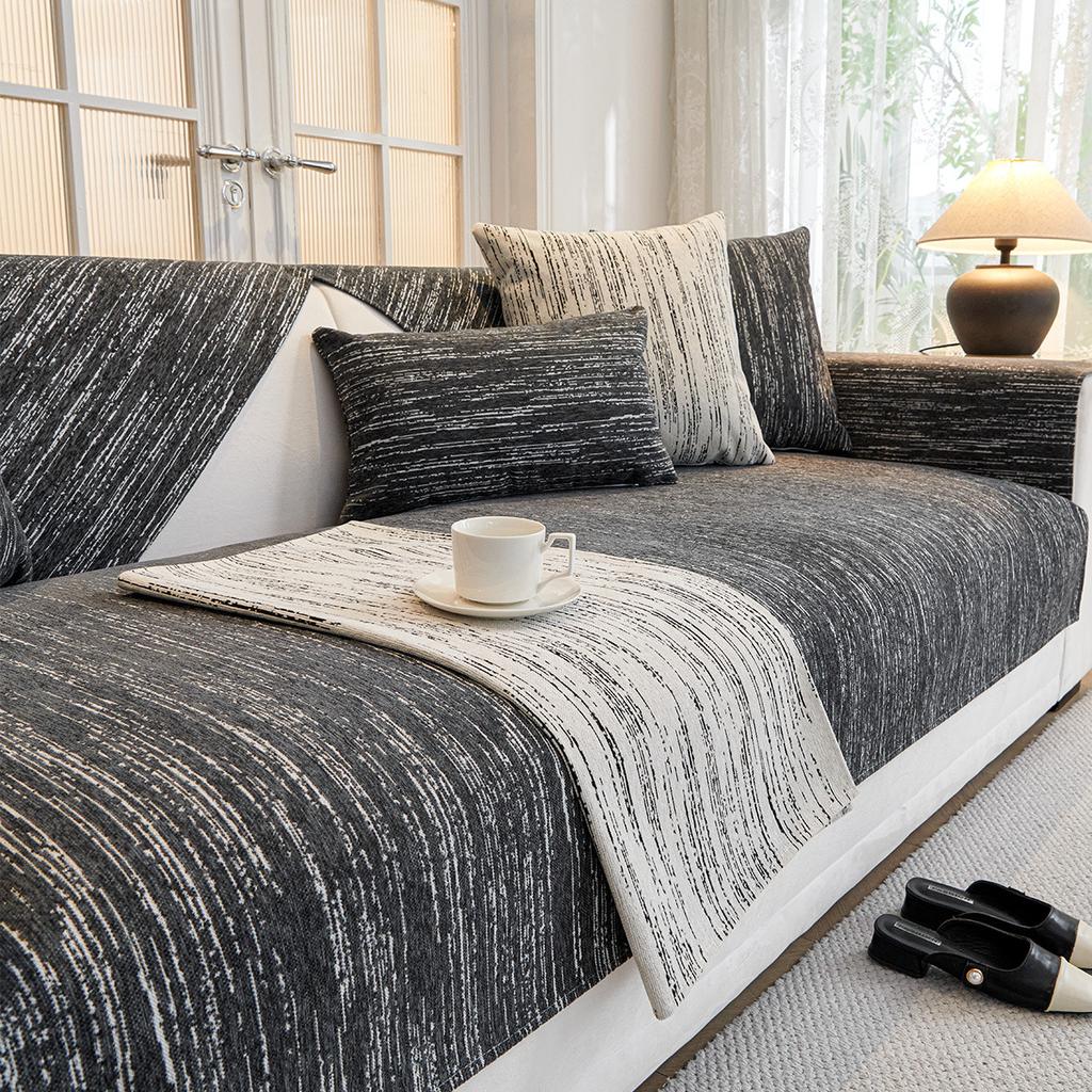 Chenille Sofa Cushion Four Seasons Universal High-Grade Simple Anti-Scratching Sofa Cover Sofa Cover Non-Slip Stain Resistant