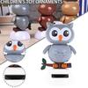 Decor Solar Powered Animal Shaking Head Toy Owl Dancing Doll Swinging Toy Car Ornament Decoration