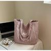 Foreign style texture niche large-capacity bag women's fashion 2025 summer new foreign style canvas shoulder tote bag