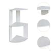 Double Layer Storage Rack Wall Mounted Organizer for Living Room Office Dorm S