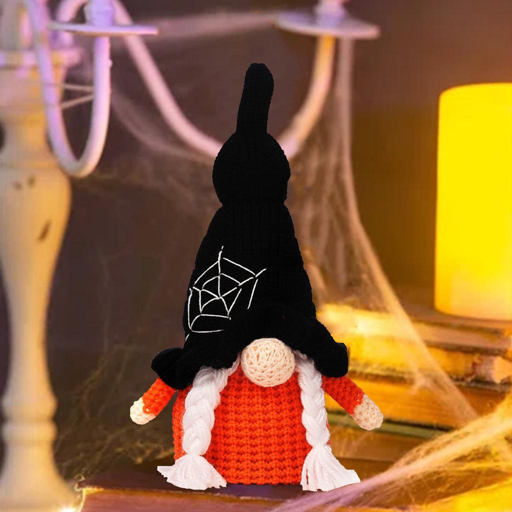 Украшения на Хэллоуин Вязаная кукла Рудольф Безликая кукла Украшения для дома Торговый центр Украшение окна