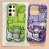 Разноцветные чехлы для телефона с кошкой Чехол для телефона для Samsung Galaxy A56 A36 A26 A16 A55 A15 A14 A34 S23 S25 Чехол Силиконовая накладка
