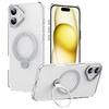 Чехол для телефона iPhone 16 Plus с подставкой, матовая задняя крышка, совместимый с MagSafe