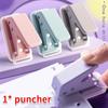 Mini Single Ring Hole Punch Round Hole Puncher Paper Punch Puncher For Card Hand Account Notebook School Office Supplies
