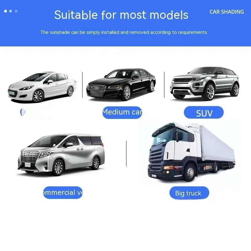 Универсальный складной автомобильный выдвижной солнцезащитный козырек, боковой солнцезащитный козырек с защитой от ультрафиолета, рулонный солнцезащитный козырек для лобового стекла автомобиля