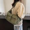 Вместительная наплечная сумка-мессенджер женская популярная зимняя новая повседневная модная сумка-тоут простая для поездок на работу корейская версия сумка подмышку