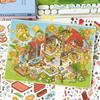3D 3D Landscape Sticker 2 Themes DIY Cabin Scene Sticker Cute DIY Toy Game Stickers  Decompress