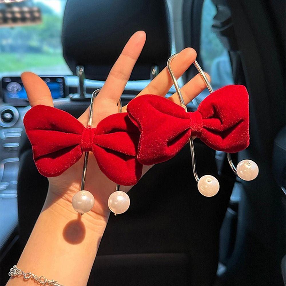 Alloy Bow Car Hook Bow Car Holder Hook NEW Car Seat Back Headrest Hook
