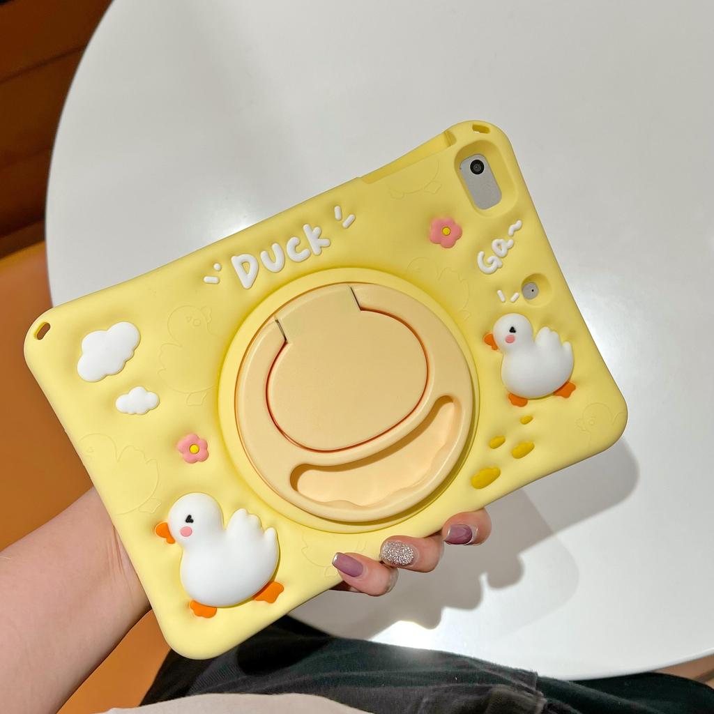 Silicone Stand Case For iPad7 2019 iPad8 2020 iPad9 2021 10.2 Inchs A2197 A2270 A2602 A2603 Tablet Cover Funda