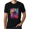 Men’s Graphic T-Shirt Love Music Festival Deep Black