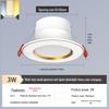 2-Inch Round Recessed Downlight, 56.5cm Opening, 35.5cm Small Ceiling Light, Home Mini