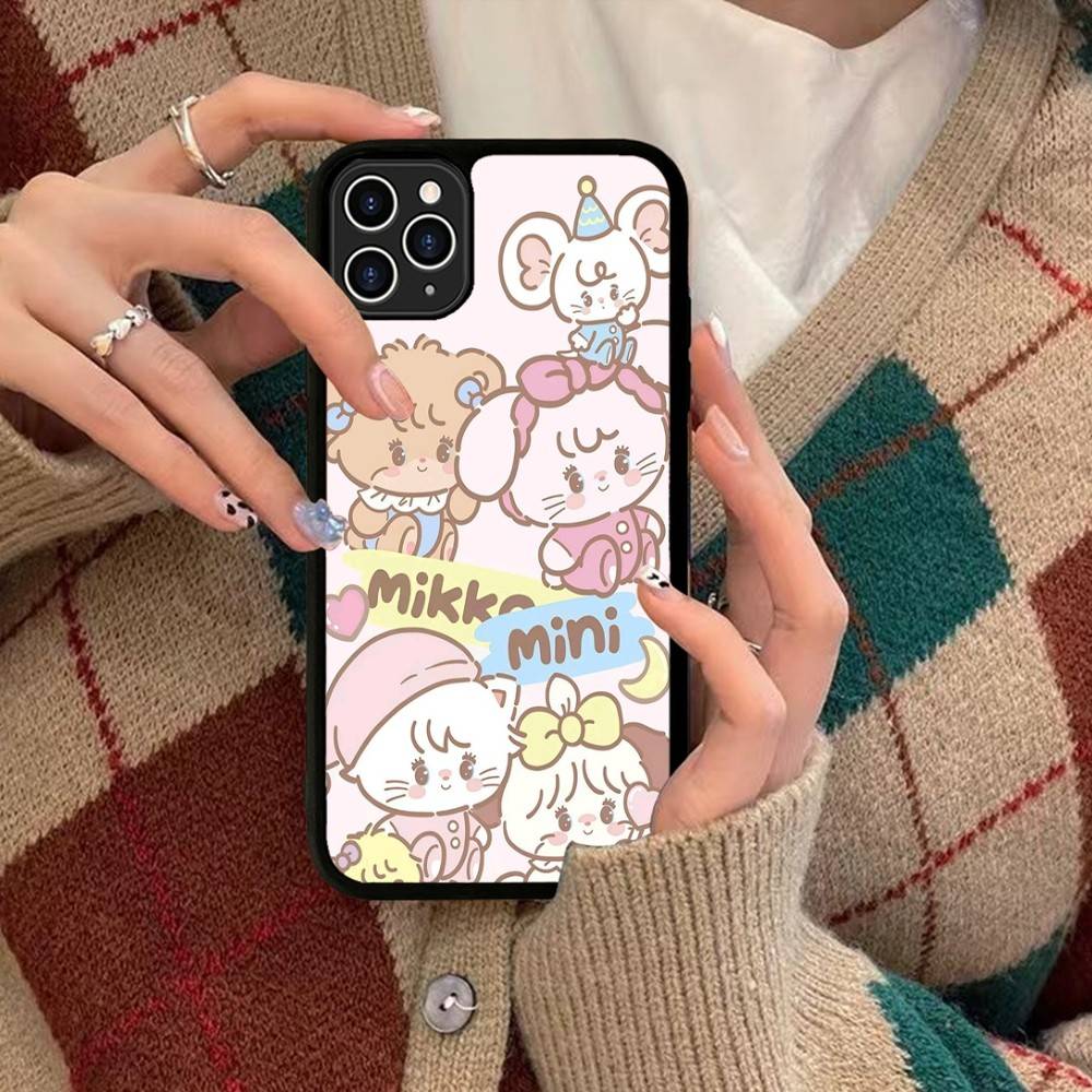 Famous Cute M-Mikko C-Characters For Iphone 17 Air 16 15 14 13 12 11 Pro Max TPU+PC Plus Shockproof Back Phone Cover