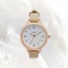 Watch Analog Leather Strap Simple Colored Belt Loop Beige [Fieldwork] Women's GY082-1