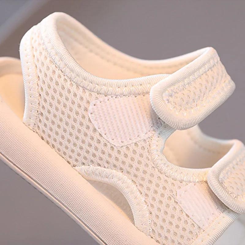 Candy Color Childrens Sandals Summer Baby Toddler Canvas Sandals Non-slip Boy Girl Sport Kids Sandals Beach Shoe 1-12 Yrs G03274