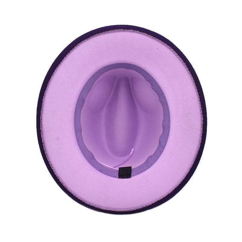 Шапки с градиентом цвета. Мужская и женская фетровая джазовая панама.