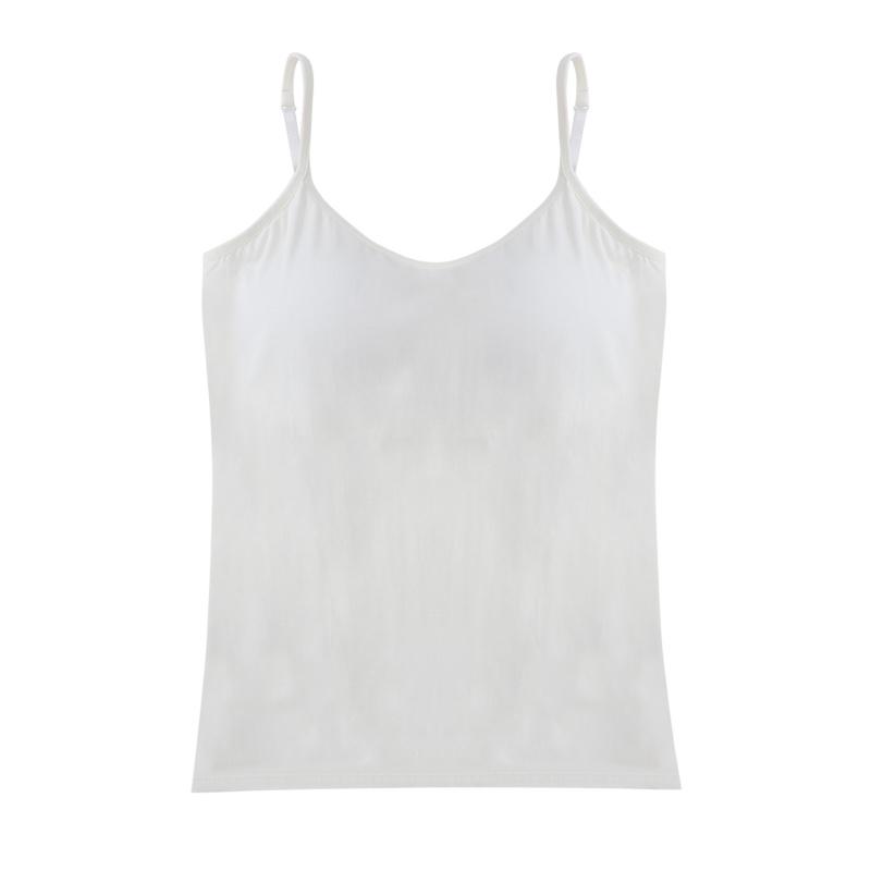 Удобная женская спортивная домашняя майка без ободков с подкладкой на груди