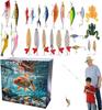 24pc Advent Calendar Fishing Christmas Countdown, Fishing Tackle Advent Calendar For FishAdult Men Teen Boys, Xmas Surprise Gift