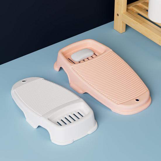 Бытовая доска для ручной стирки с мыльницами, дренажными отверстиями, нескользящей конструкцией, усиленная