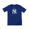MLB Collaboration T-Shirt New York Yankees Breathable Comfortable Versatile Crew Neck Short Sleeve Kids Tops DN1069-410