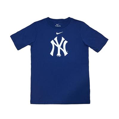 Футболка-коллаборация MLB New York Yankees Дышащая Удобная Универсальная С круглым вырезом С коротким рукавом Детские топы DN1069-410