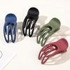 Women Hair Clip Hollow Out Matte Texture Decorate Anti-slip Hair Decoration Elastic Hold Tightly Women
