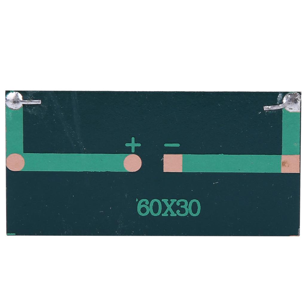 Мини солнечная панель 50 мА 5 В Зарядное устройство для аккумулятора Поликристаллический кремний Наружный зарядный источник питания