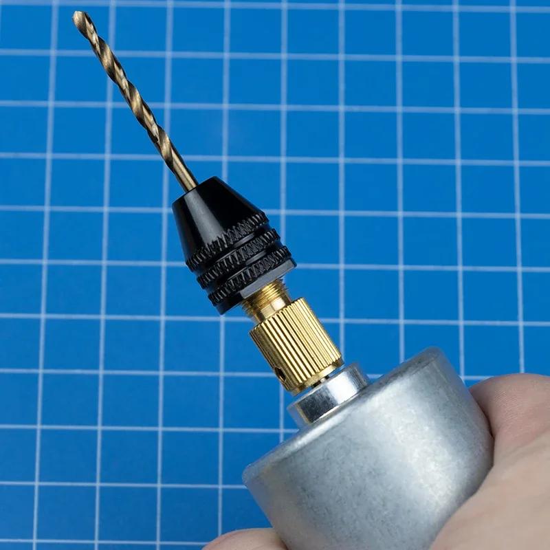 Мини-сверлильный патрон, картридж с оправкой, гравер, цанговый патрон, зажим для вала электродвигателя, зажим для быстрой смены патрона 0,5-3,2 мм