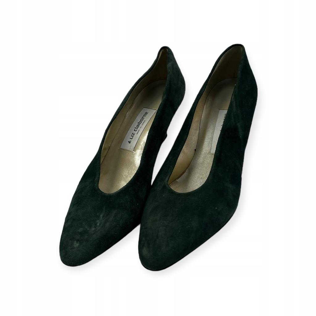 Czółenka damskie zielone LIZ CLAIBORNE 40 - Used