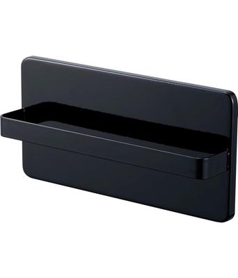 Yamazaki Балконные тапочки Ш25 x Г5 x Присоска Tower, Шурупы для стены в комплекте, Номер продукта 4964 Двусторонняя полка, Черный, Прибл.. H12.5см, Дизайн,